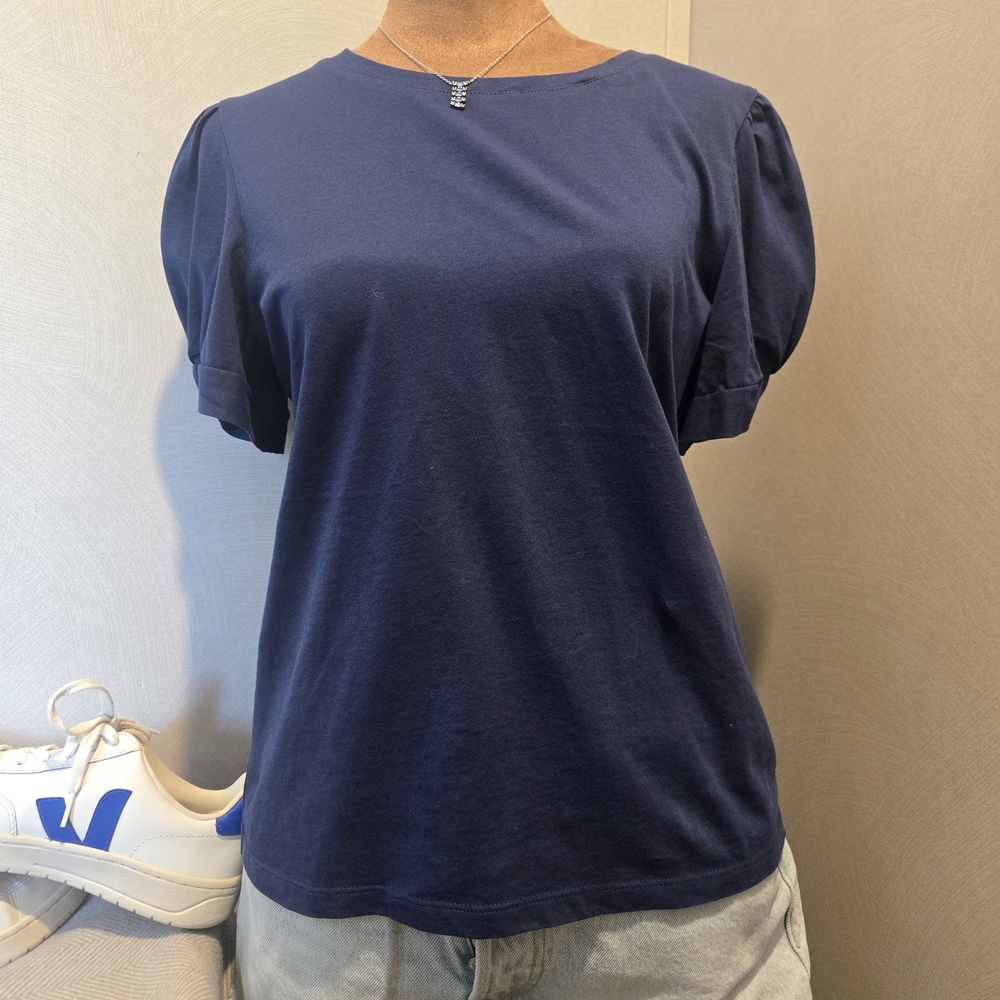J. Crew Classic Navy Short Sleeve Tee